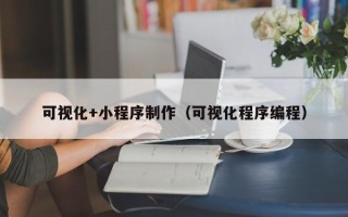 霸州可视化+小程序制作（可视化程序编程）
